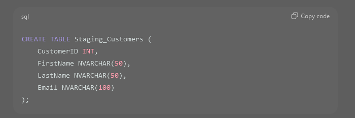 Building a Simple SSIS Package